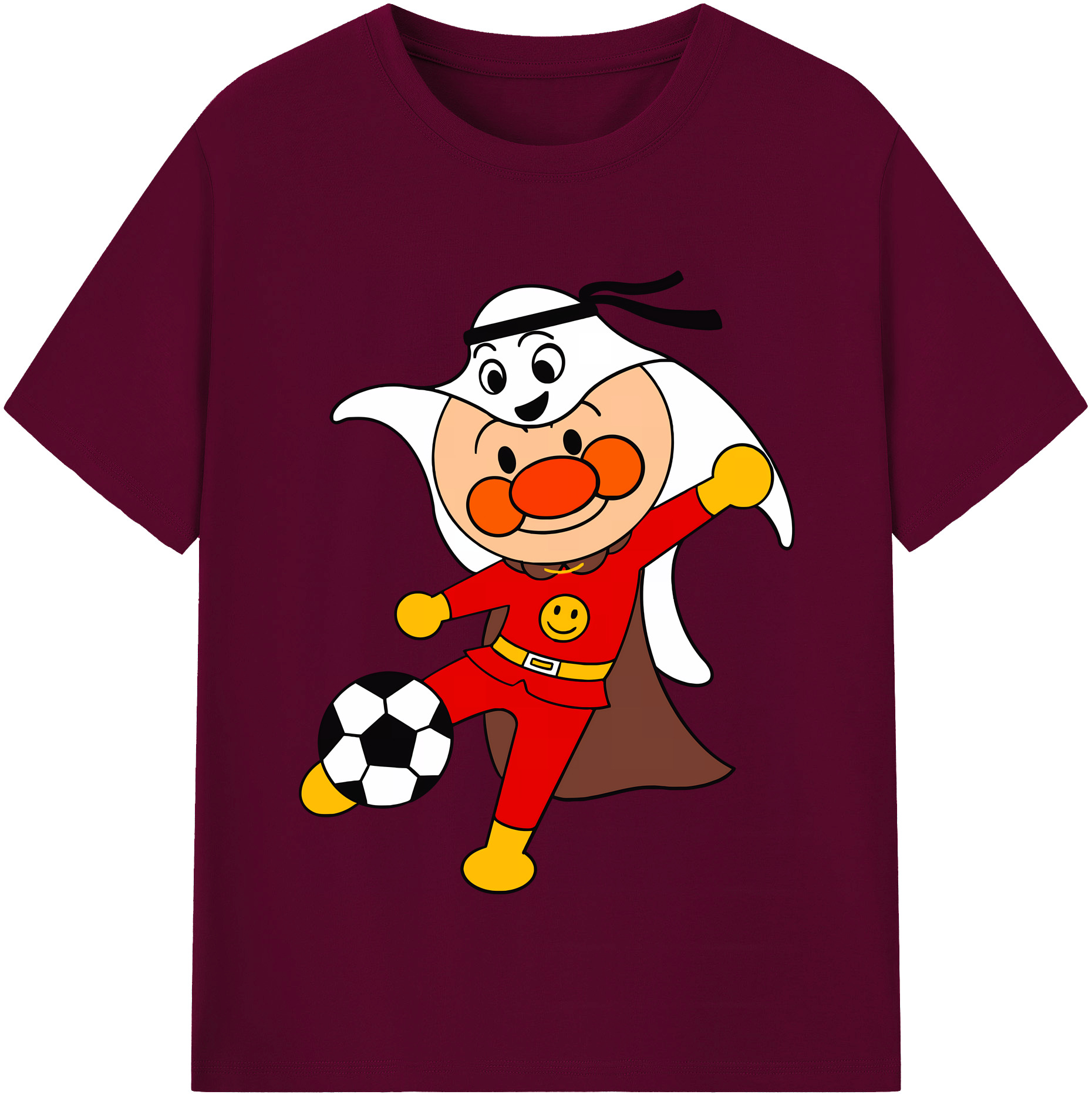 （画像用） アンパンマン Anpanman レディースカジュアルプリントTシャツ（綿100％）